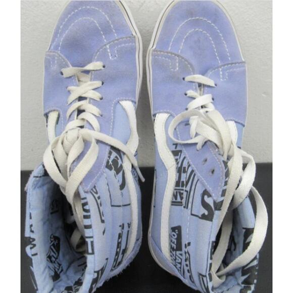 Unisex Vans Sk8-Hi Logo Mix Lavender Ankle High Sneaker Mens 6.5 Womens 8 - Picture 7 of 7